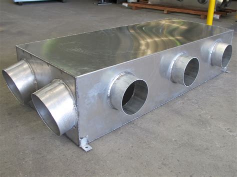 plenum box sheet metal|furnace supply plenum box.